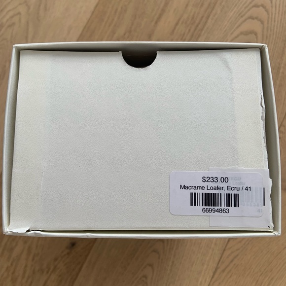 St. Agni Macrame Loafer - Ecru - size 41 - NWT - Picture 7 of 7